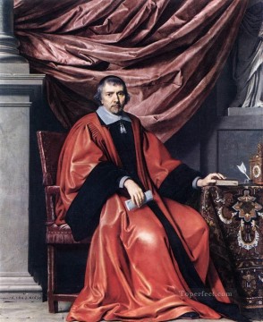 フィリップ・ド・シャンパーニュ Painting - オメール・タロン・フィリップ・ド・シャンパーニュの肖像